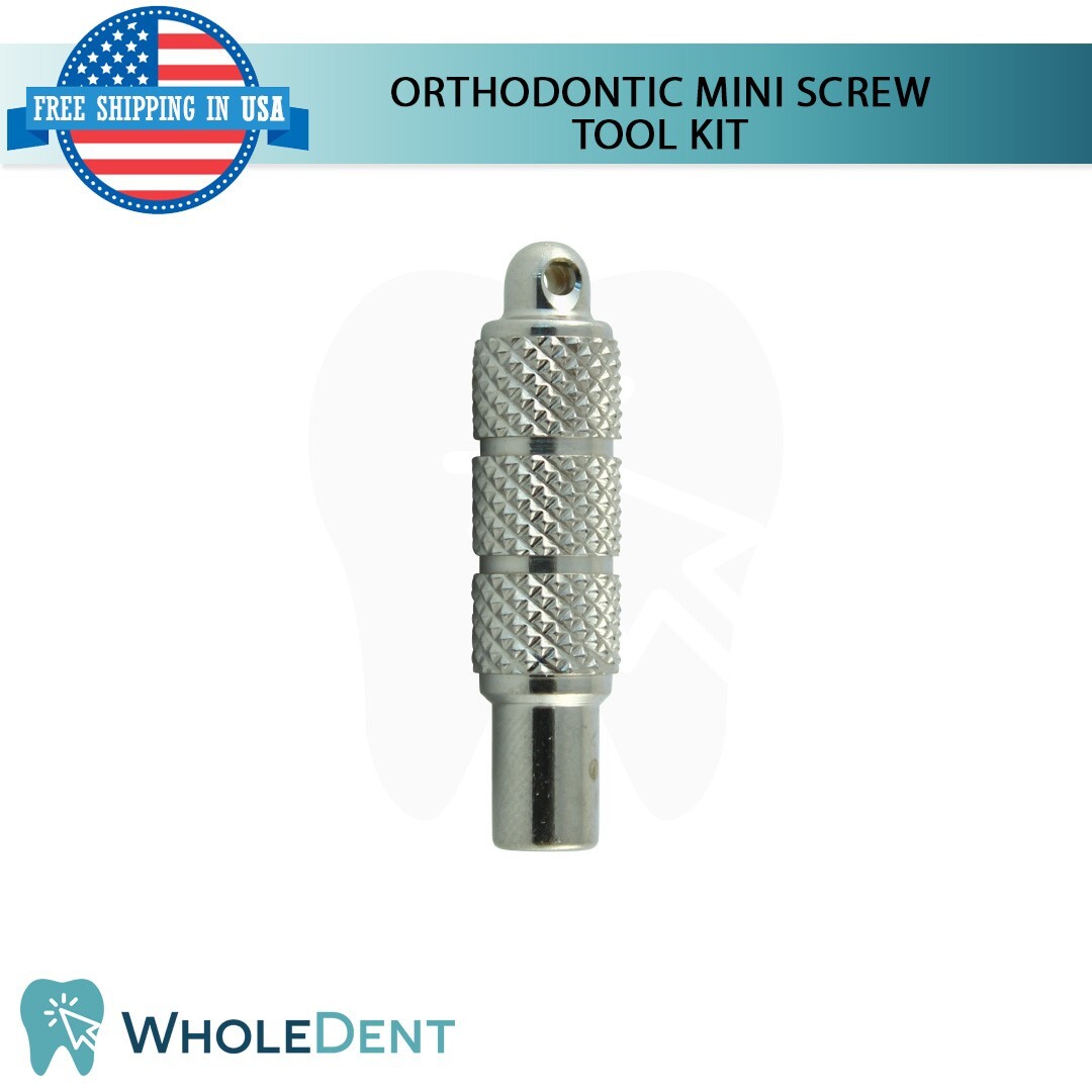 Dental Mini Screw Orthodontic Anchorage Tool Kit Morelli Treatment Driver Stem