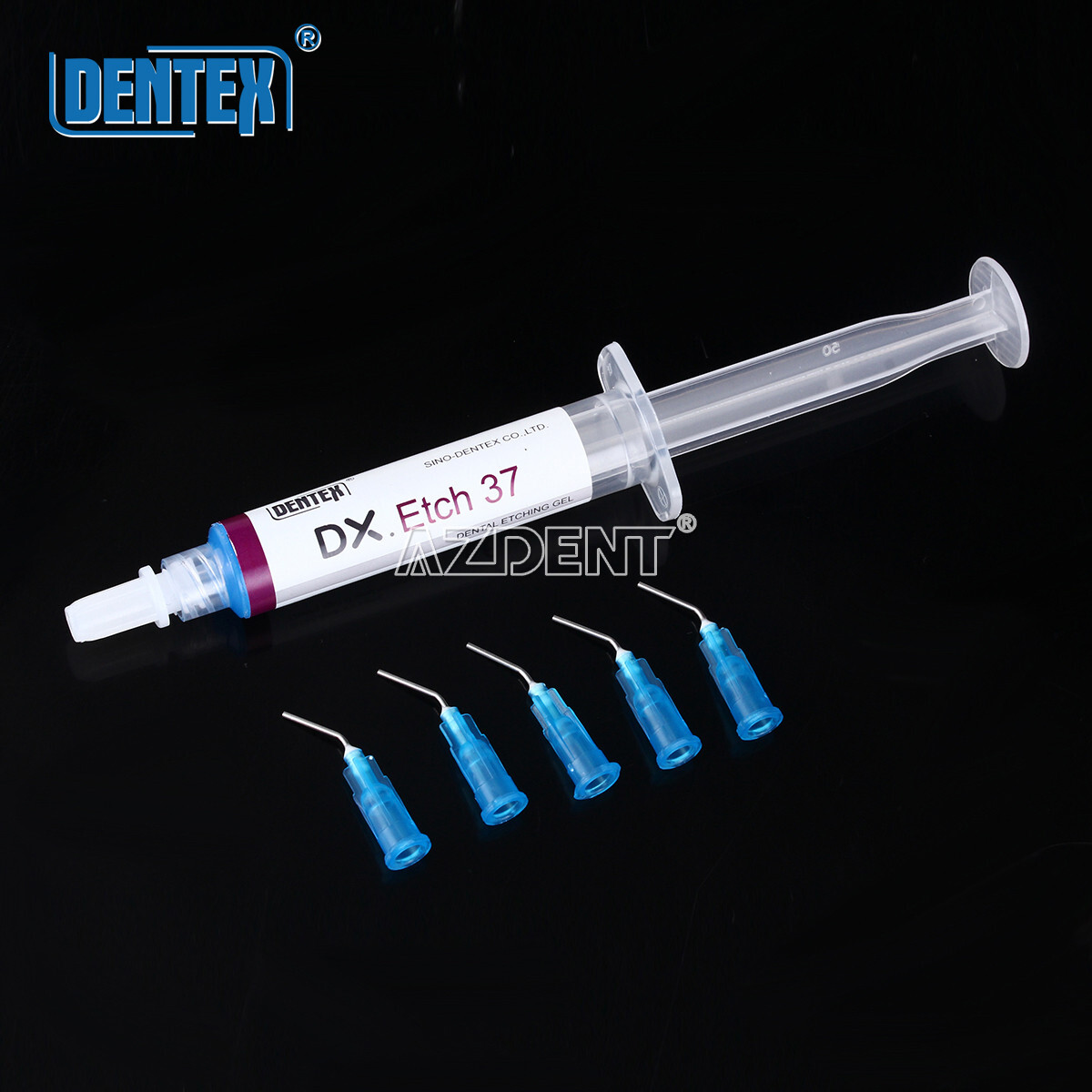 Dentex Dental Curing Light Acid Etching Gel 37% 5ml/Syringe