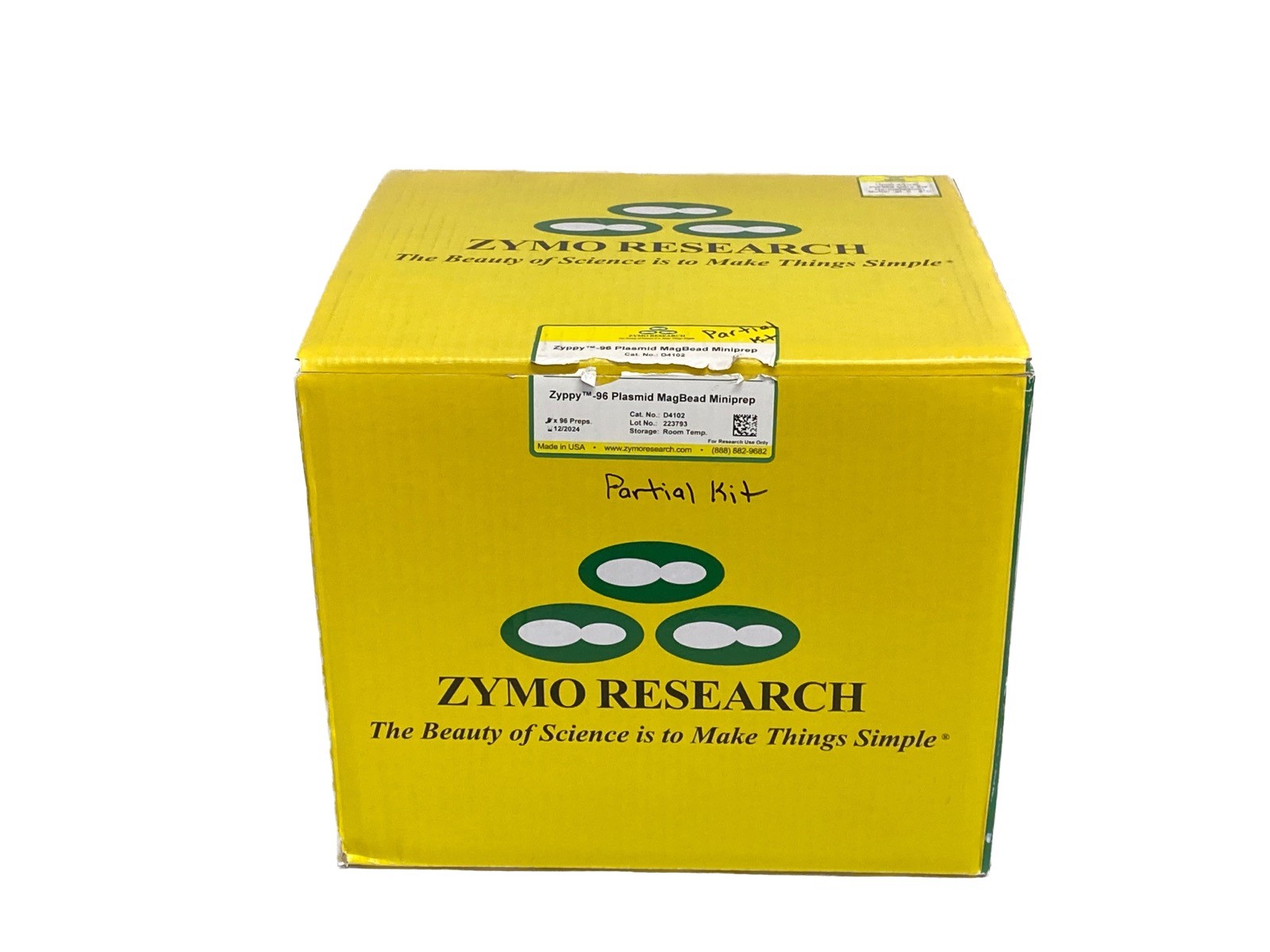 ZYMO Zyppy 96 Plasmid MagBead Miniprep – Partial Kit D4102