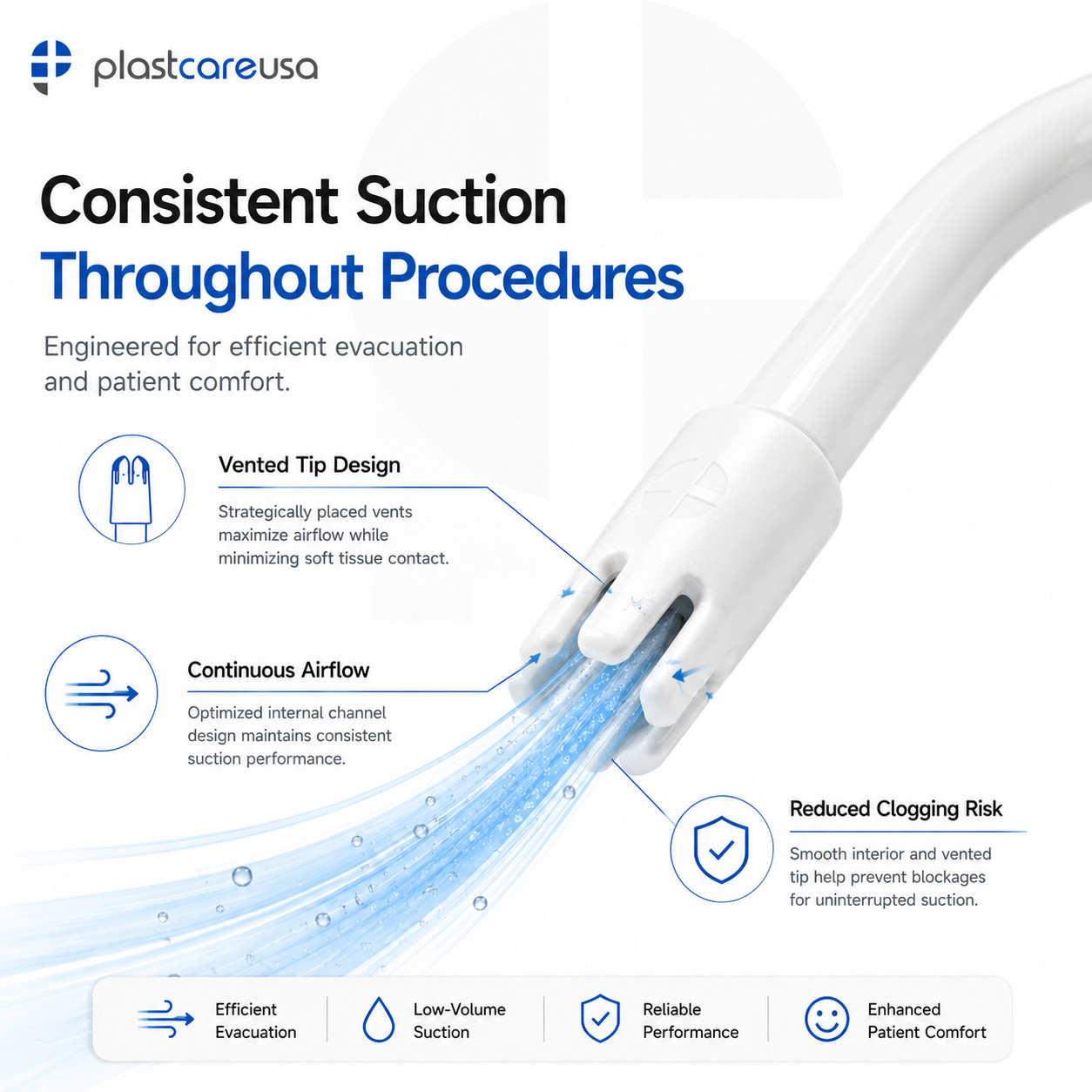 200 (2 Bag) Saliva Ejectors Ejector White Dental, Suction Tips, Disposable
