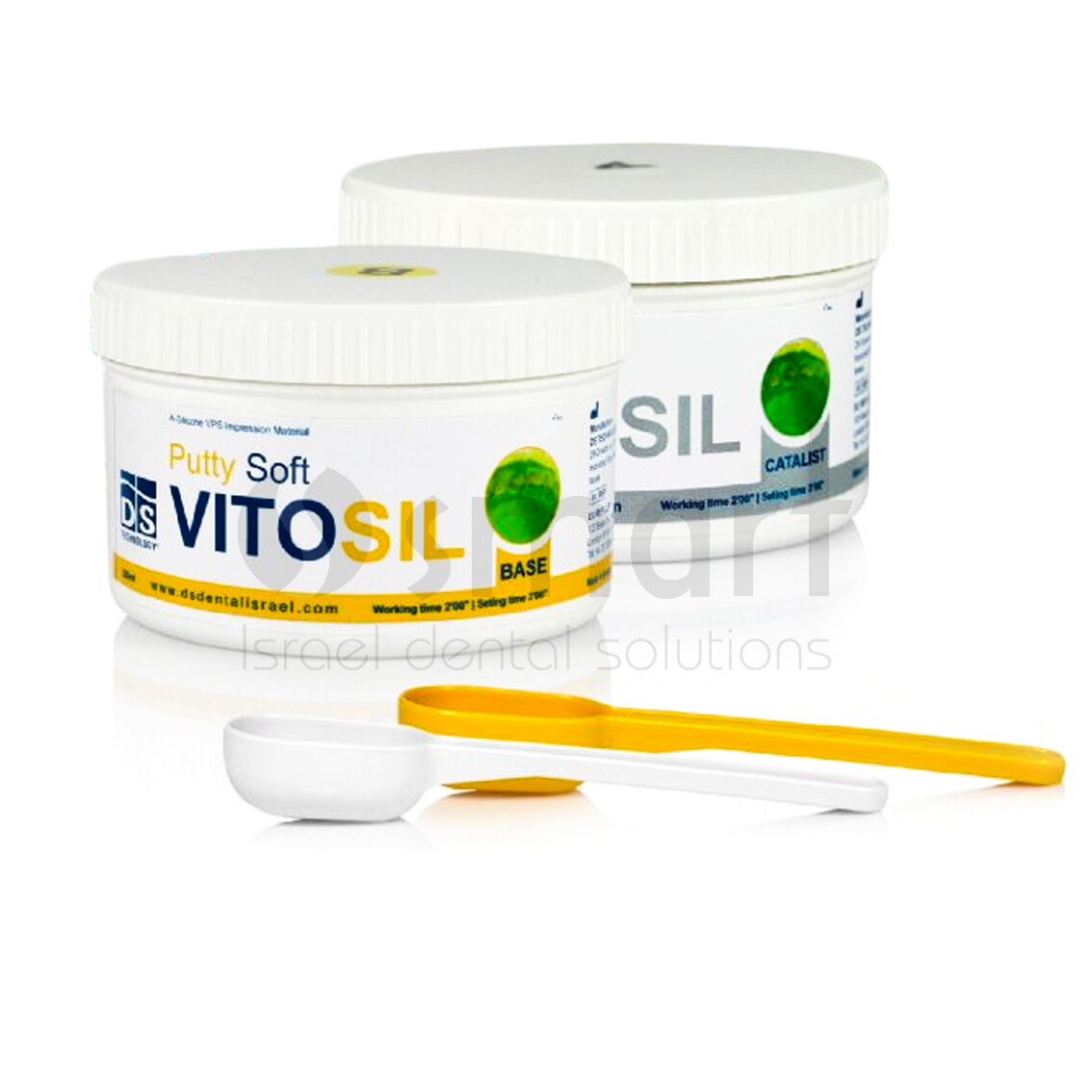 Dental Vitosil impression set A silicone Vinyl Polysiloxane VPS putty wash Light