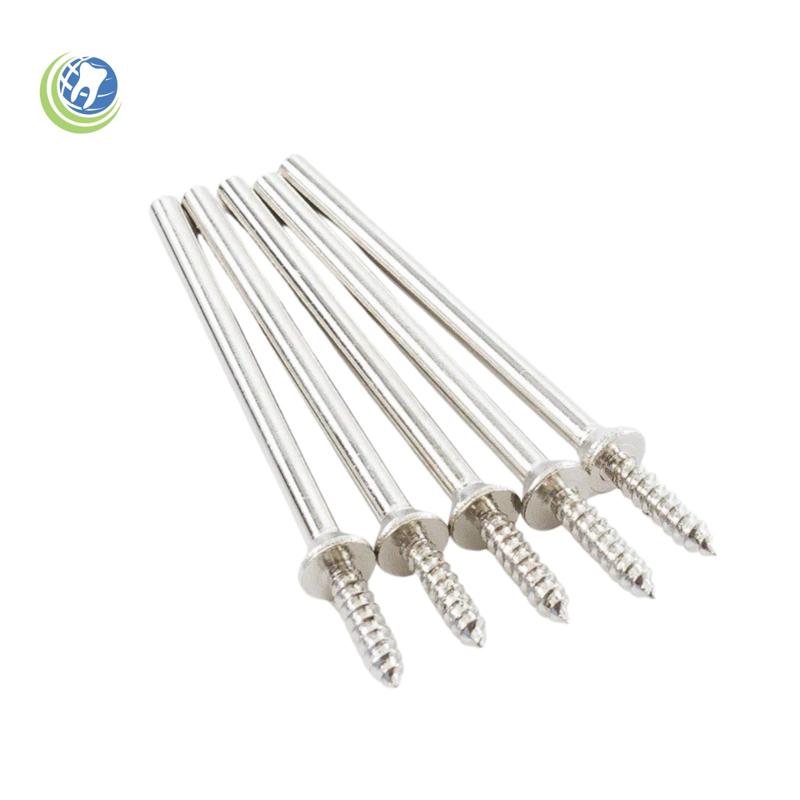Dental Lab Mandrels Corkscrew for Rubber Points HP 3/32 Shank x 100 Cr Steel