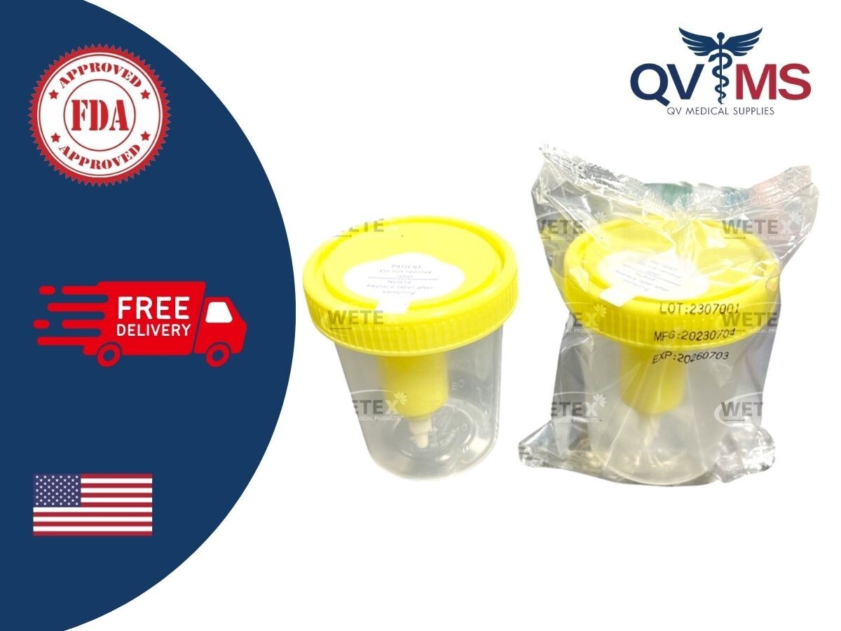 Urine Specimen Container with integrated Transfer Device(200pcs)