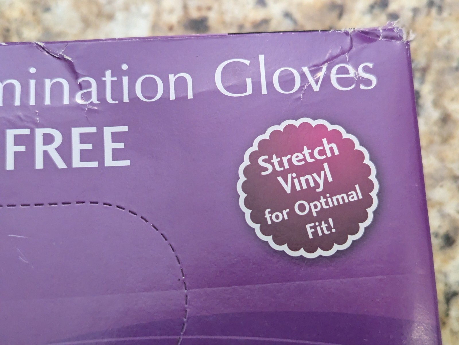 Inspire Vinyl Examination Gloves Powder Free 100 Gloves size L