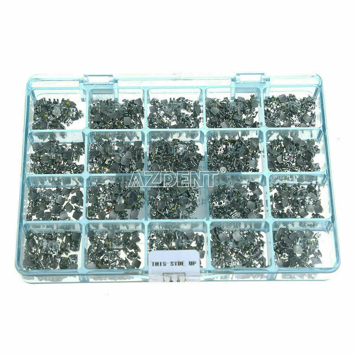 Dental Orthodontic Brackets Monoblock MIM Mini Roth.022 With Hooks 345 AZDENT
