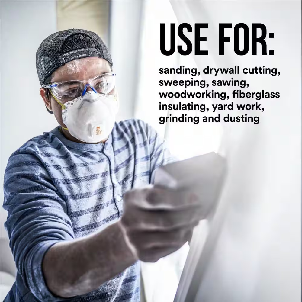 8511 N95 Drywall Particulate Disposable Respirator with Cool Flow Valve (10-Pack