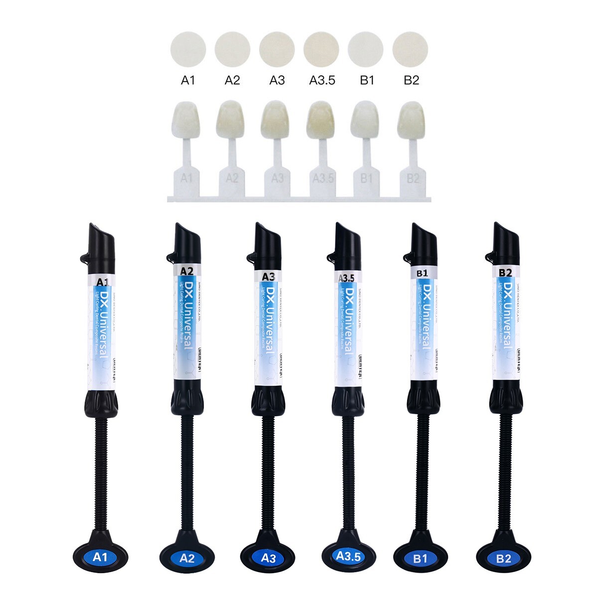 Dental Universal Light Cure Composite Resin A1-B1/ LED 1S Dental Curing Light