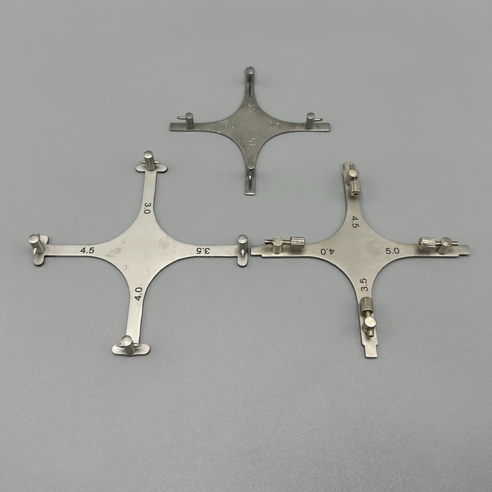 Dental Orthodontic Brackets Position Gauge Bracket Positioner Star Type 3sizes