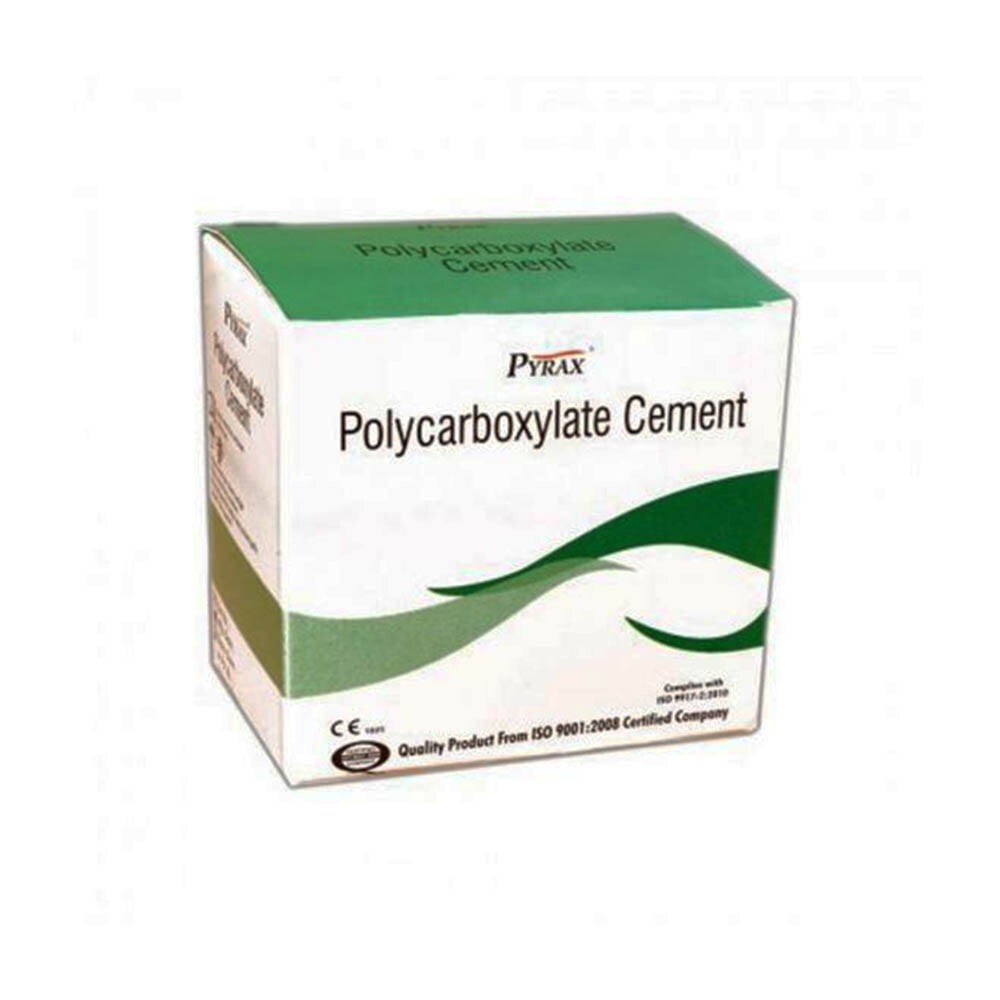 Pyrax Polycarboxylate Cement for Cementation of Crown & Bridge (Free Ship)