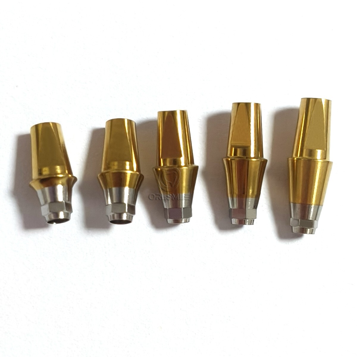 Titanium Straight Abutment compatible with Den-tium superline Hex/Non-hex