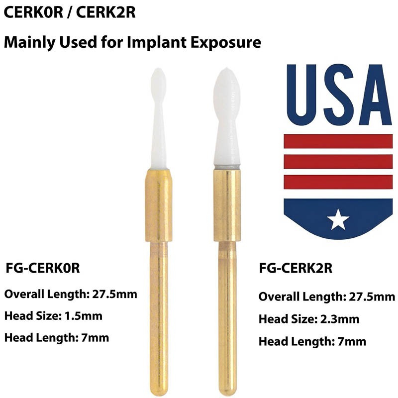 Dental Soft Tissue Trimmer Bur For Gingival Gingivectomy FG1.5mm/2.3mm