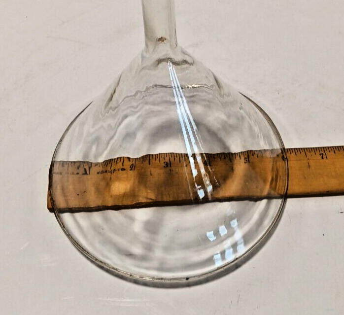 Large Pharmacy Apothecary Science Lab Glass Funnel 6″ Wide 11″ Tall
