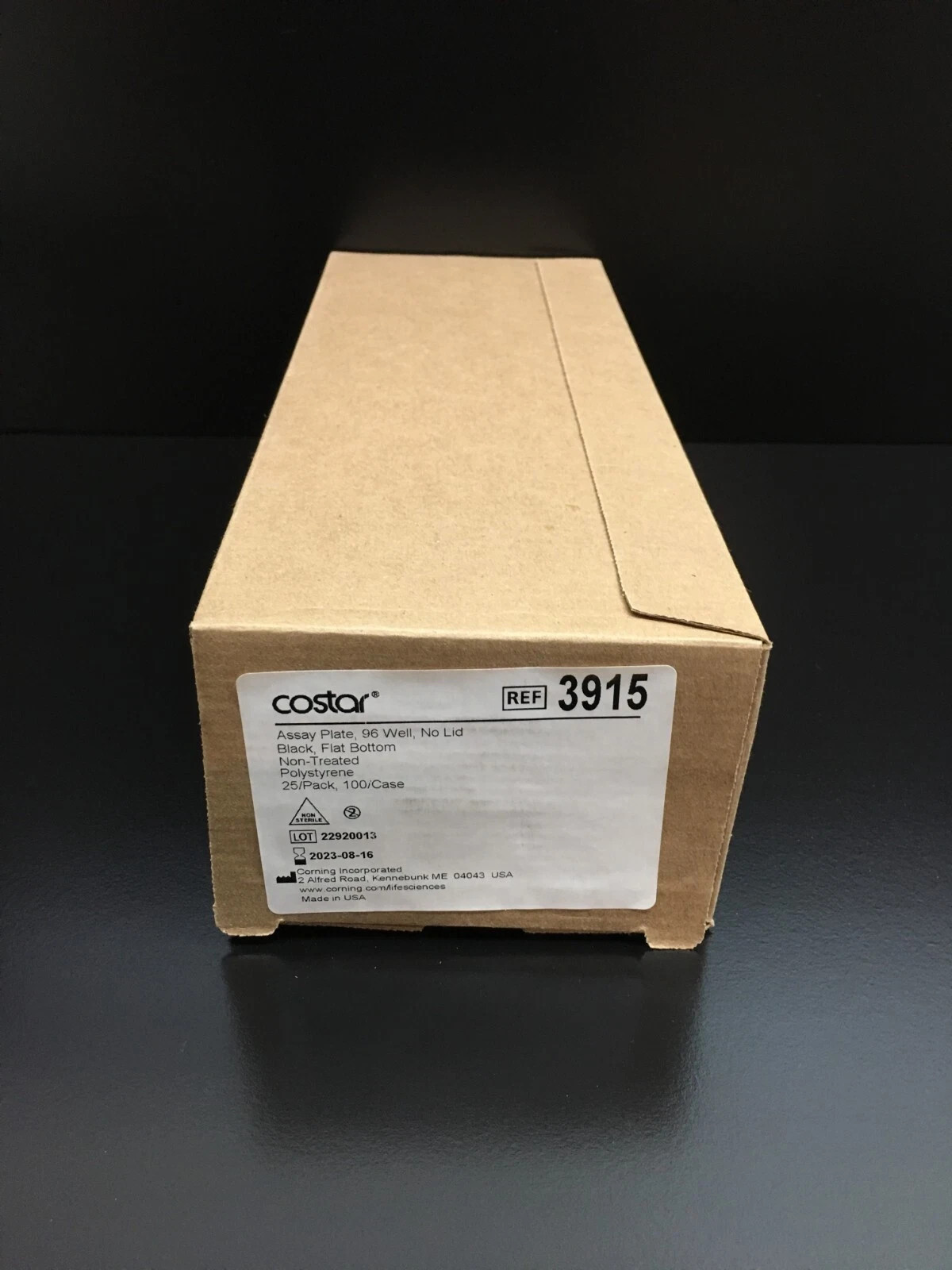 Corning Costar REF 3915 Assay Plate 96 Well No Lid