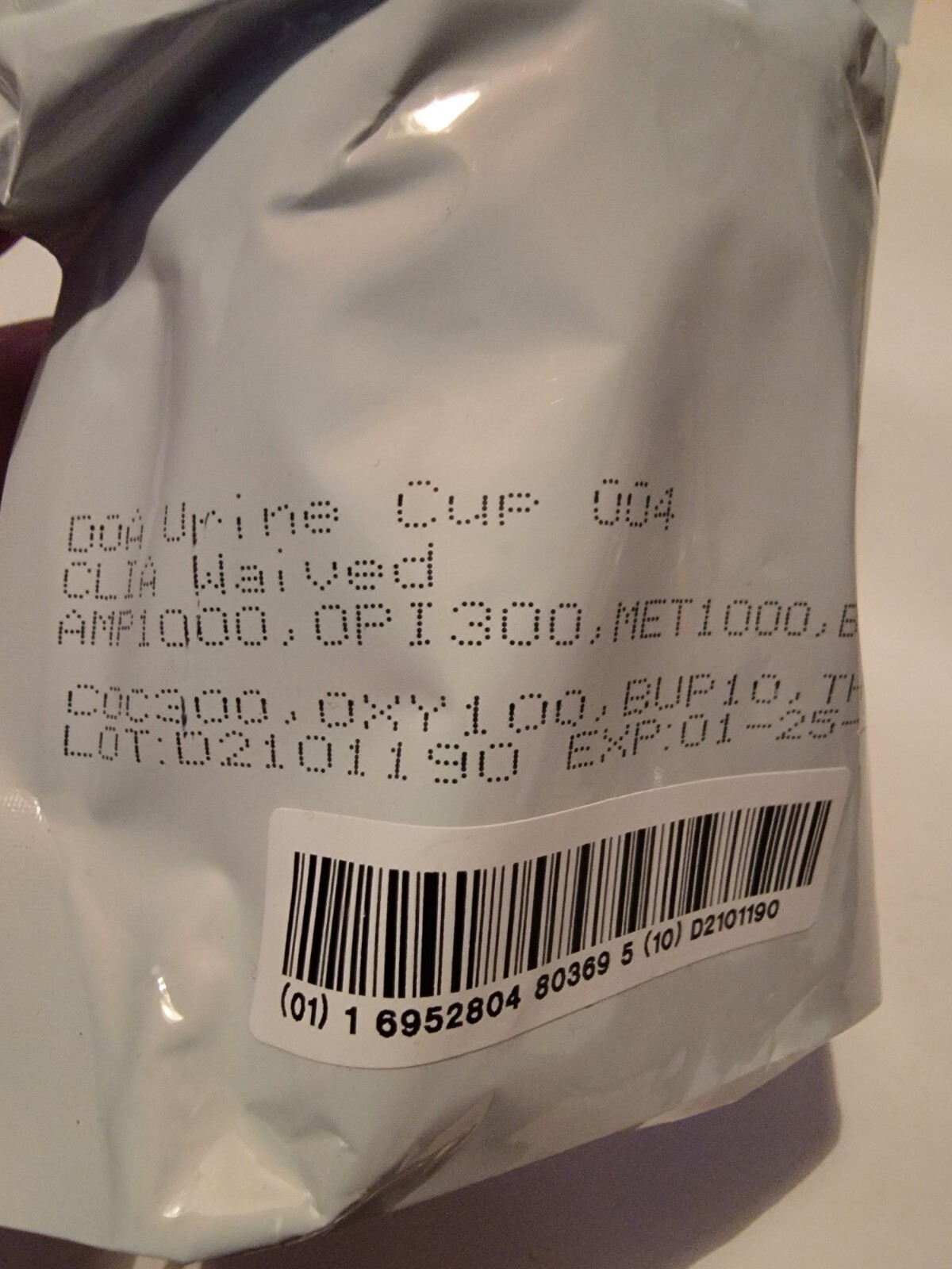 1 Urine Collection Container Sterile Sample Specimen Bottle Cup NEW Sealed