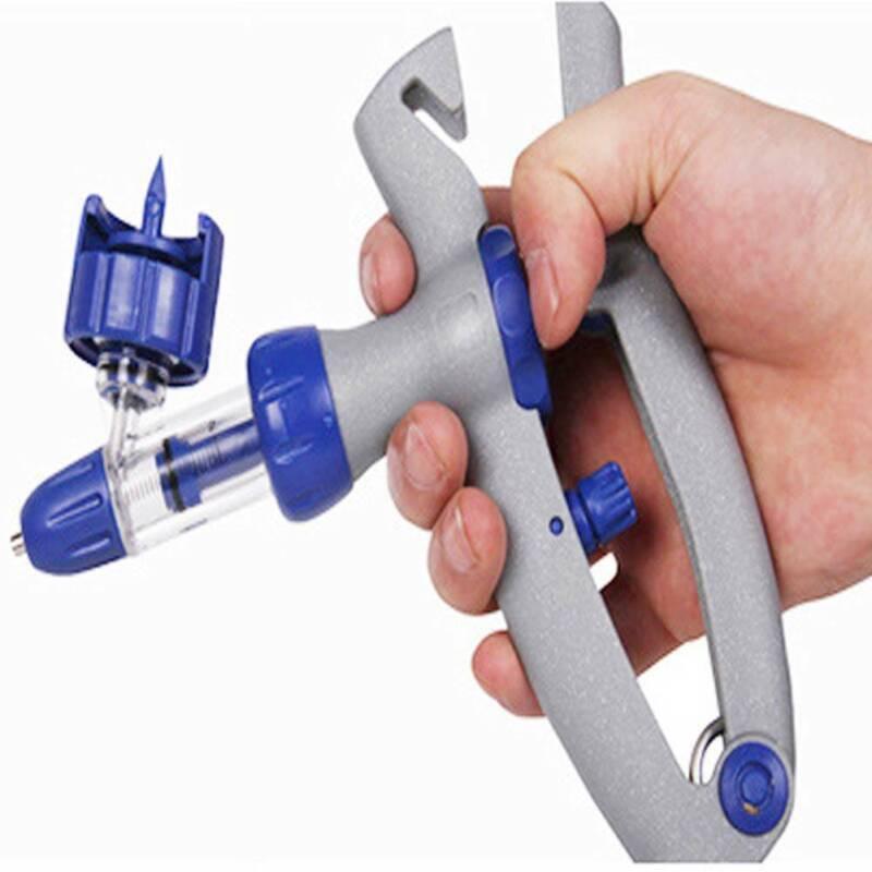Poultry Vaccine Syringe 1-5ML Continuous Adjustable Veterinary Injector Tool