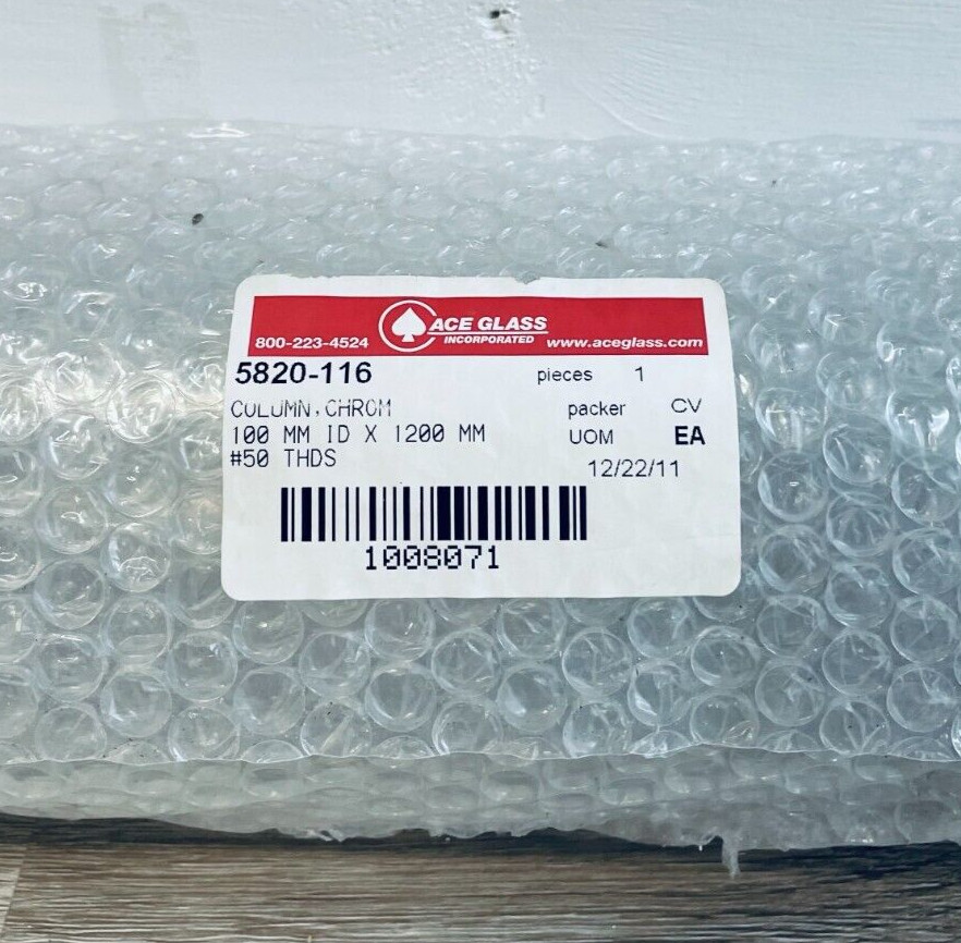 Ace Glass Chromatography Column 100 x 1200 mm