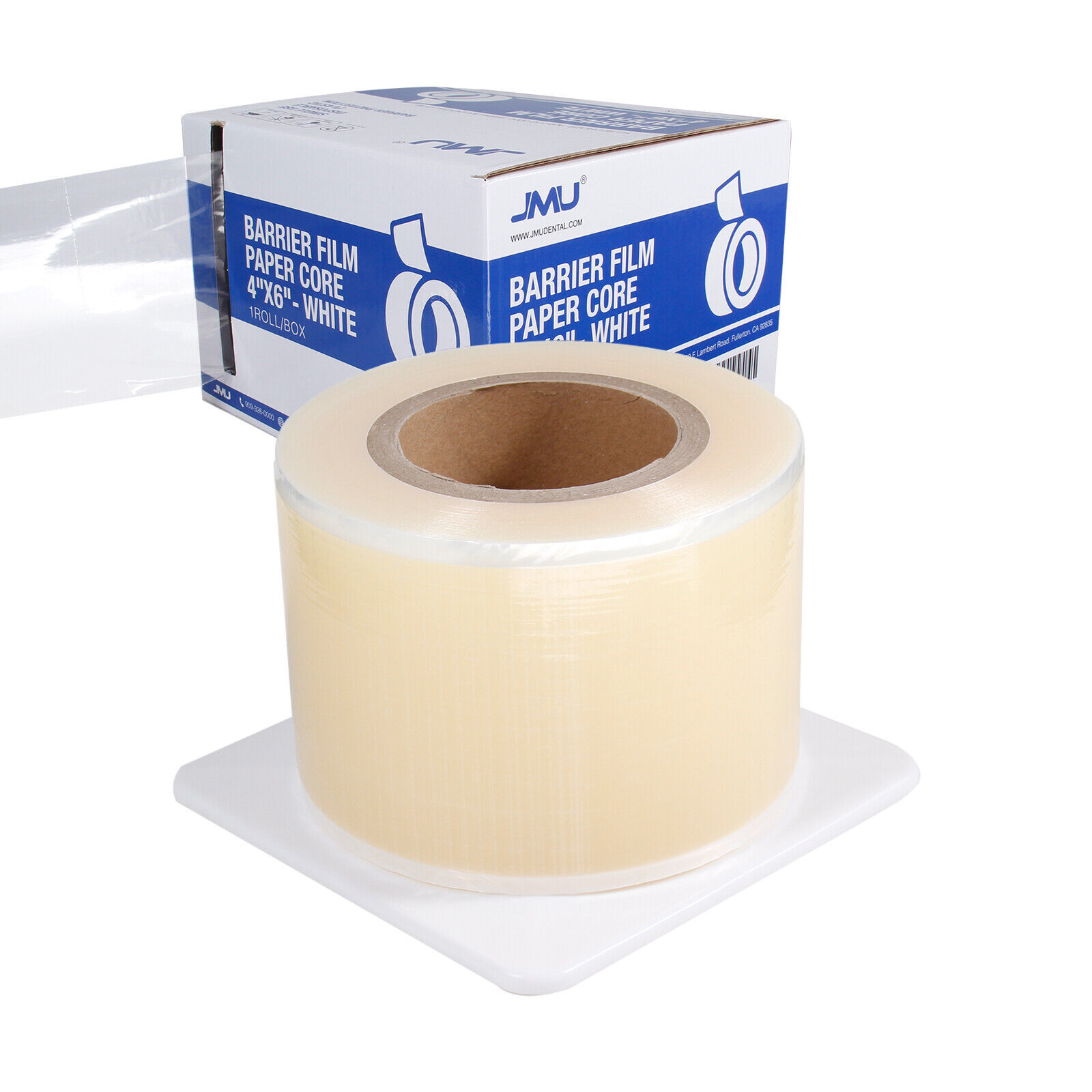 JMU Barrier Film Tape for Dental Tattoo Adhesive Roll 4″x6″ 1200 Sheets/Roll