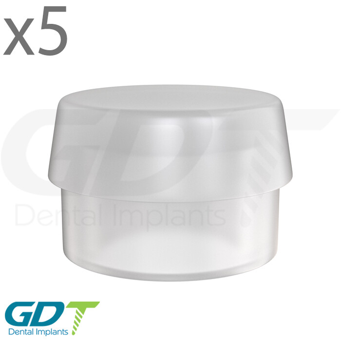 5 Standard Silicone Cap Ball Attachment Int Hex 2.42mm Dental Fixture Prosthetic