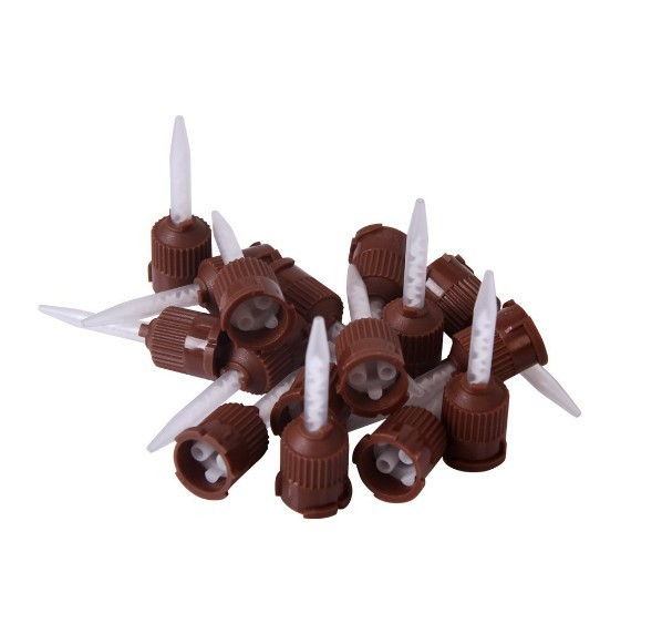 Dental Impression Material Mixing Tips Disposable Mixer Nozzle Mix Head 100PCS