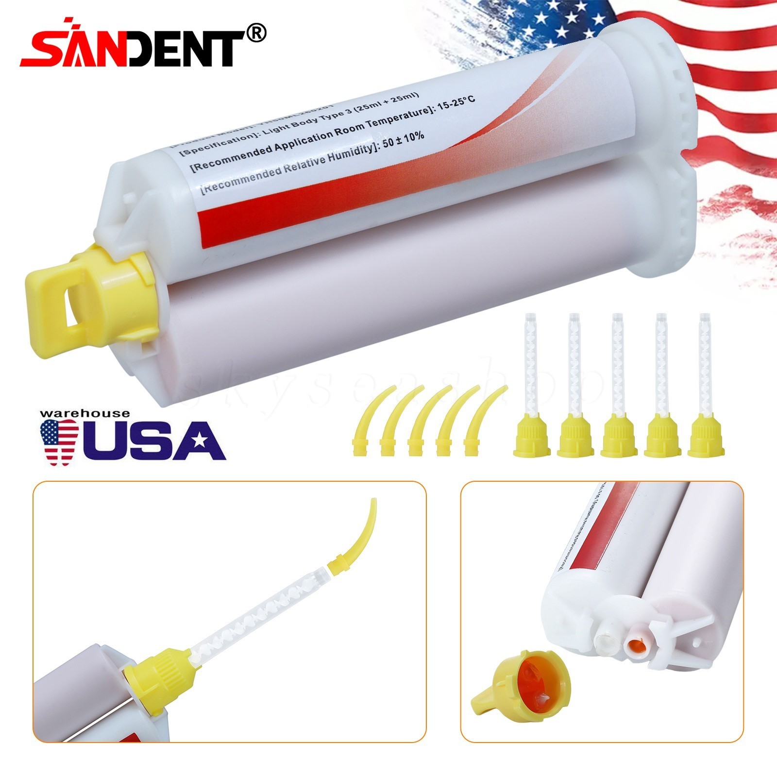 Dental Impression Material, VPS Light Body, Fast (Choose Qtys) 1-60/Box