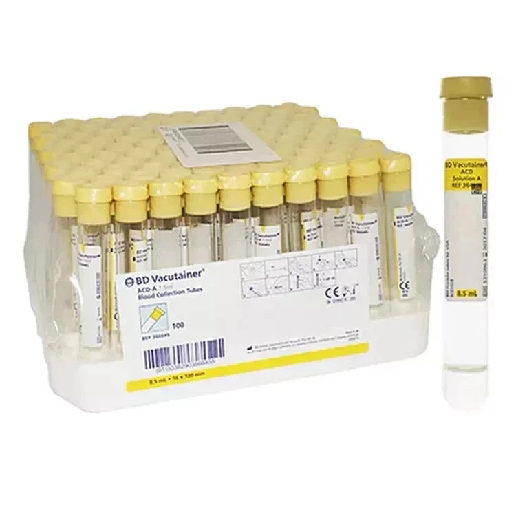 Branded ACD Solution A 8.5 mL Platelet Rich Plasma PRF 100 Tubes +++