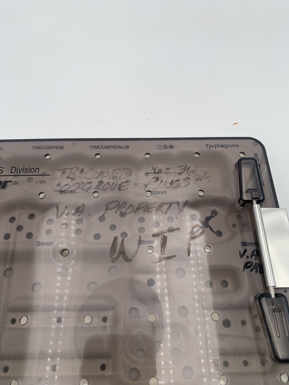 Baxter Tricuspid/Cosgrove Sterilization Tray 1175