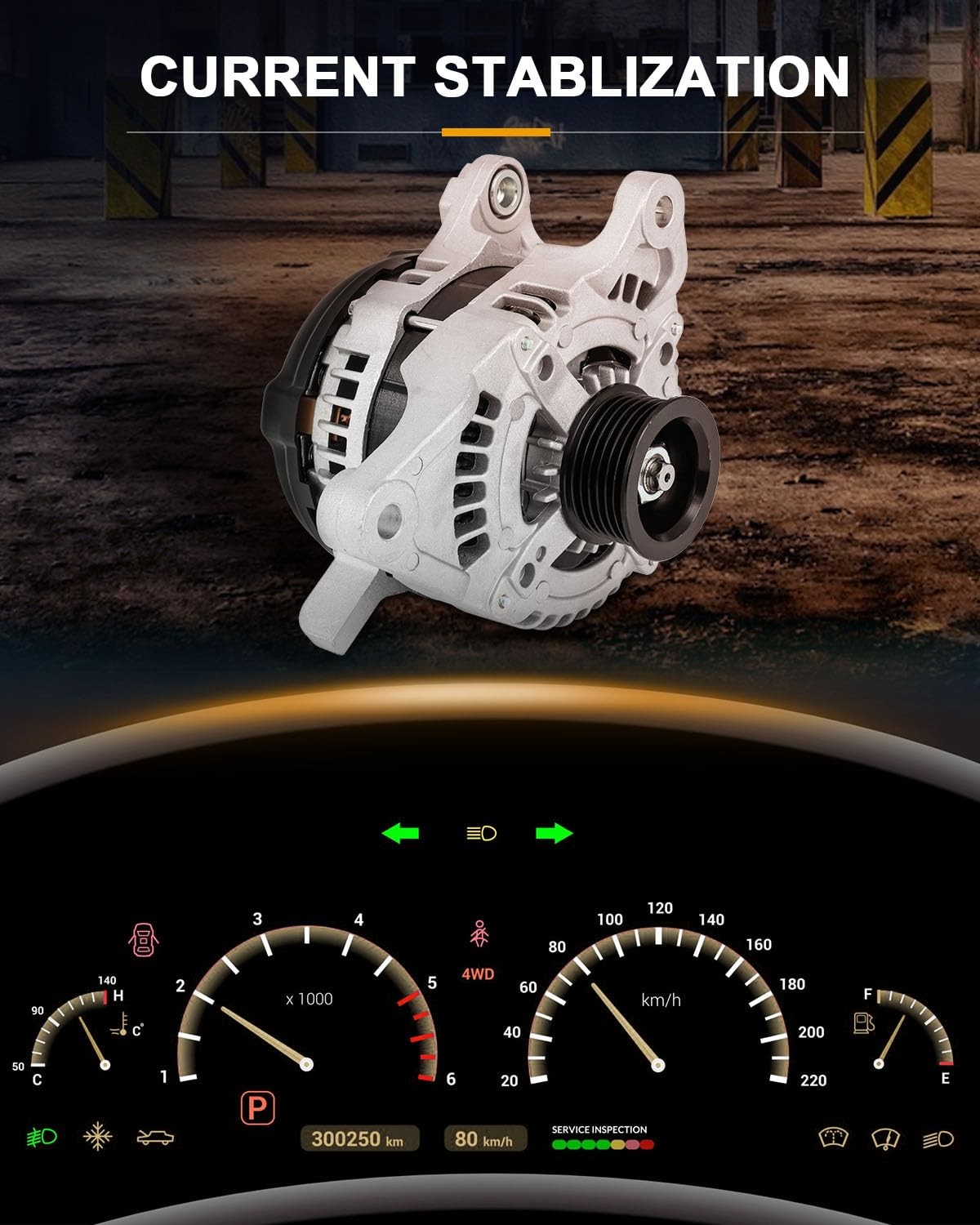 New Alternator Replacement for Commander & Grand Cherokee 2007-2010 11241