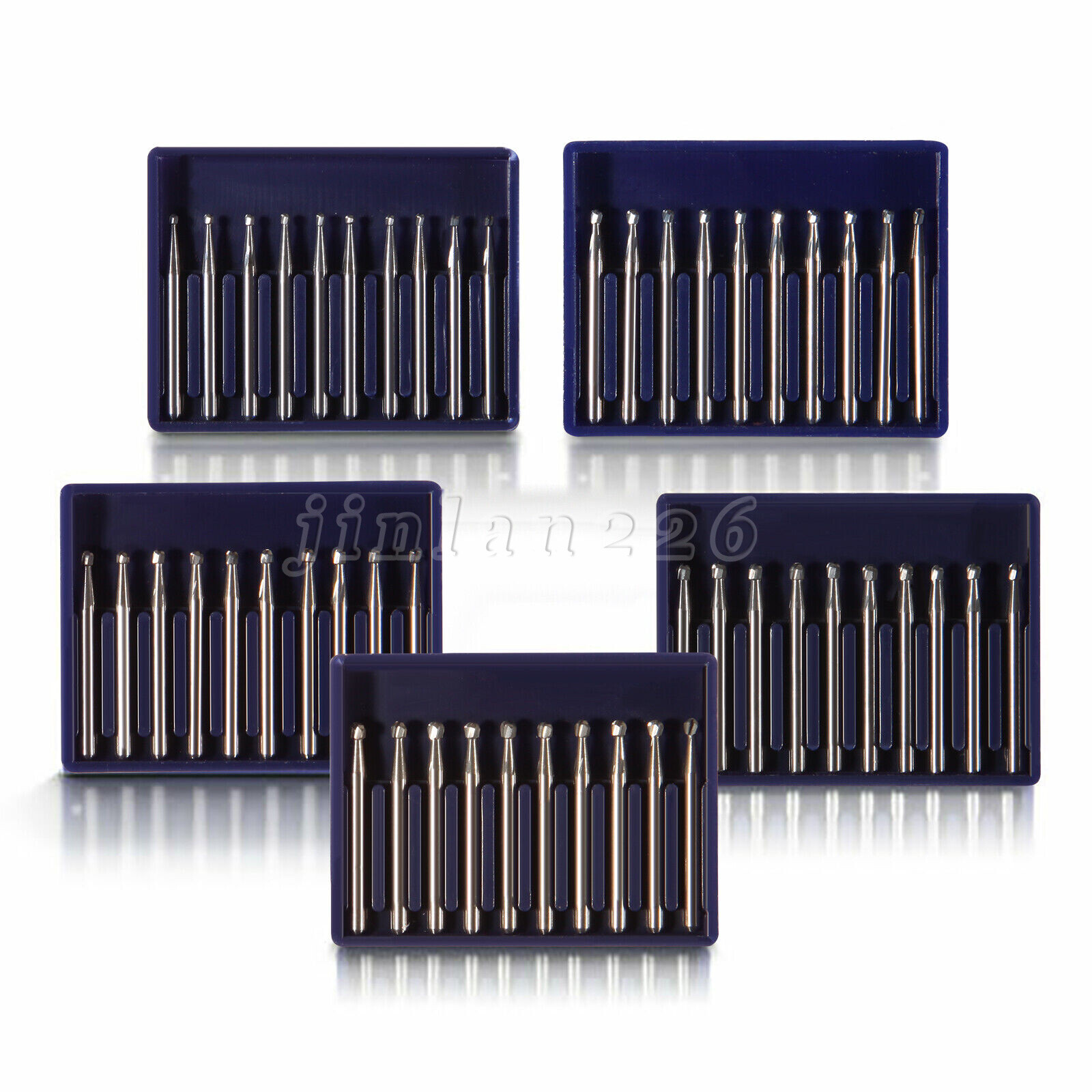 Dental Carbide Burs FG 330 245 1-5 701 Bur High Speed Pear Domed Taper Fissure
