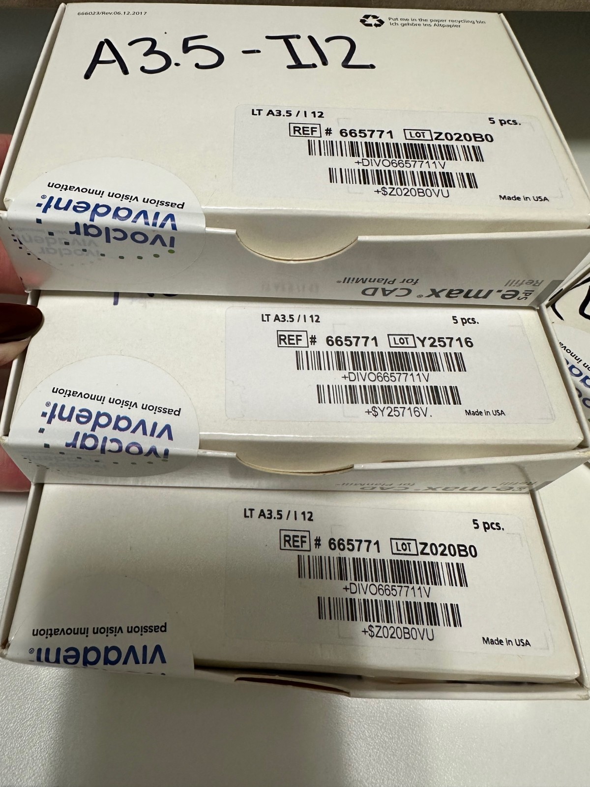 Ivoclar IPS e.max CAD Blocks -multiple sizes + shades