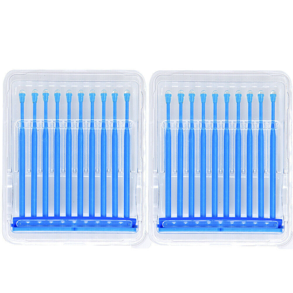 1 Kit 20 Pc Dental Veneers Teeth Stick Adhesive Rod For Inlay Crowns Refill Blue