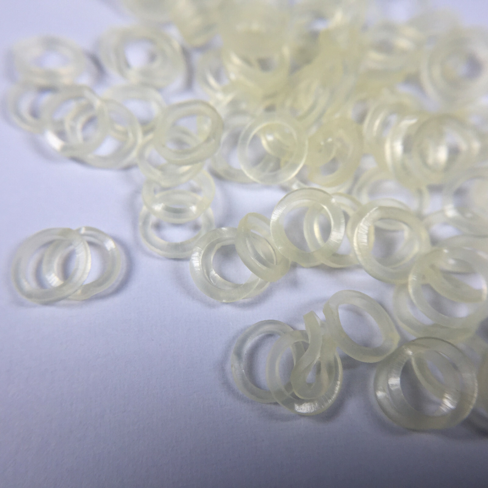 10bag ORMCO Zoo Pack Elastics bands Dental 3.5OZ 1/4″ Fox Yellow 100pc/bag