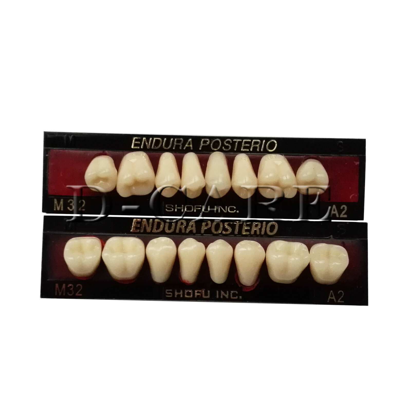SHOFU ENDURA Dental Denture False Teeth Resin A2 M30 M32 Plastic DC