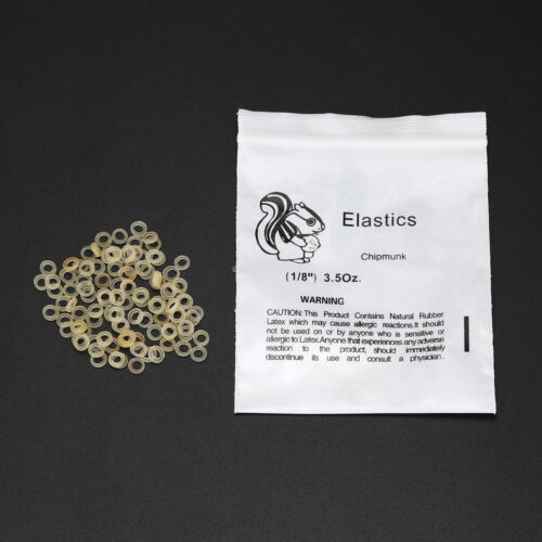 5000pc Dental Orthodontic Rubber Bands Elastics Latex Brace Non-toxic Tool 3.5Oz
