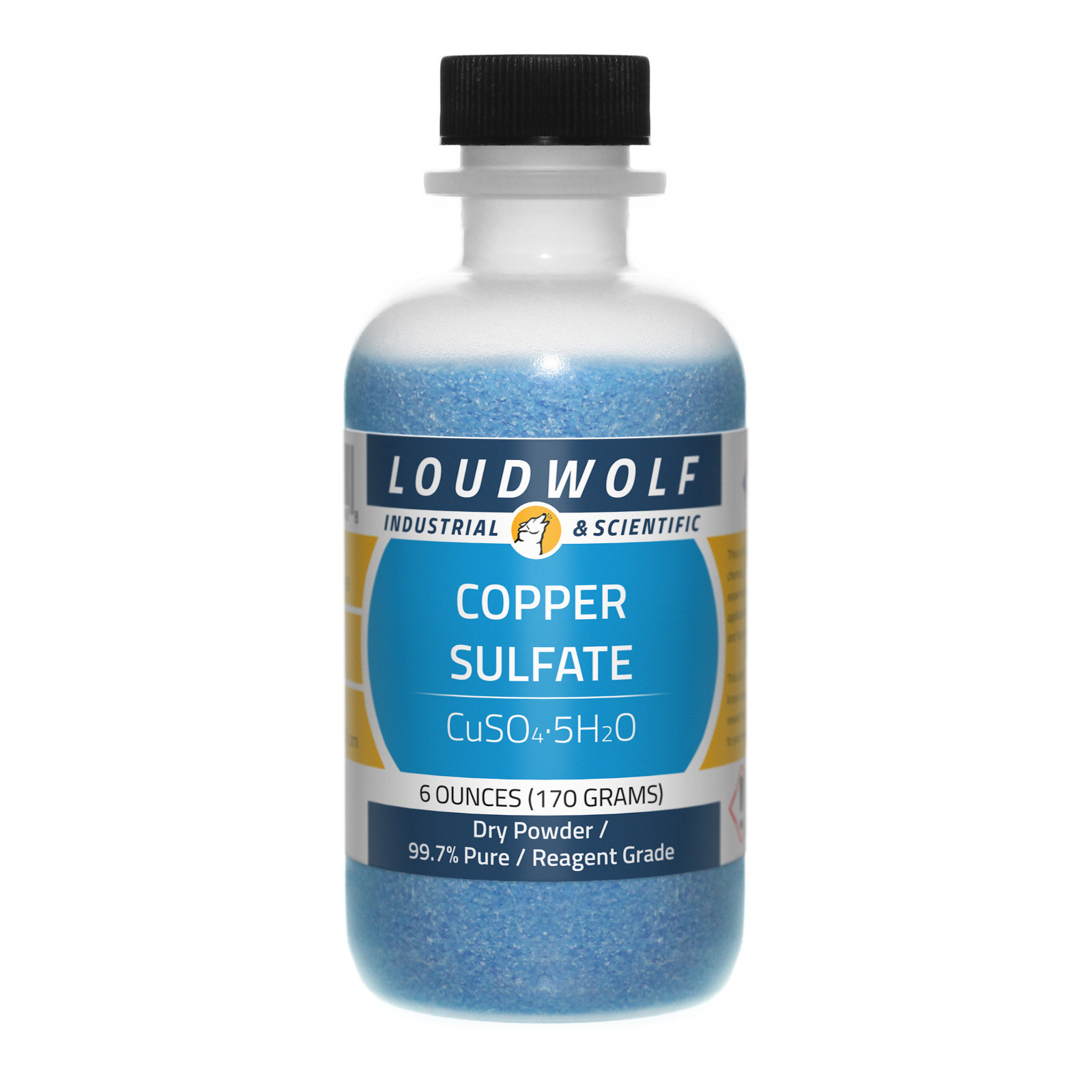 Copper Sulfate, 6oz, General Purpose Grade, Sturdy Bottle SHIPS SAME DAY