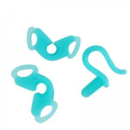 2 Pcs/Set Dental Silicone Bite Blocks Cheek Retractor Mouth Prop 135 ℃ Sterilize