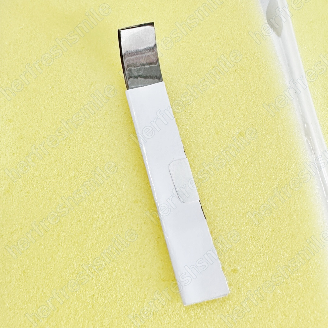 50Pcs Dental 10μm Metallic Articulating Film Strips Metal Shimstock Bite Films