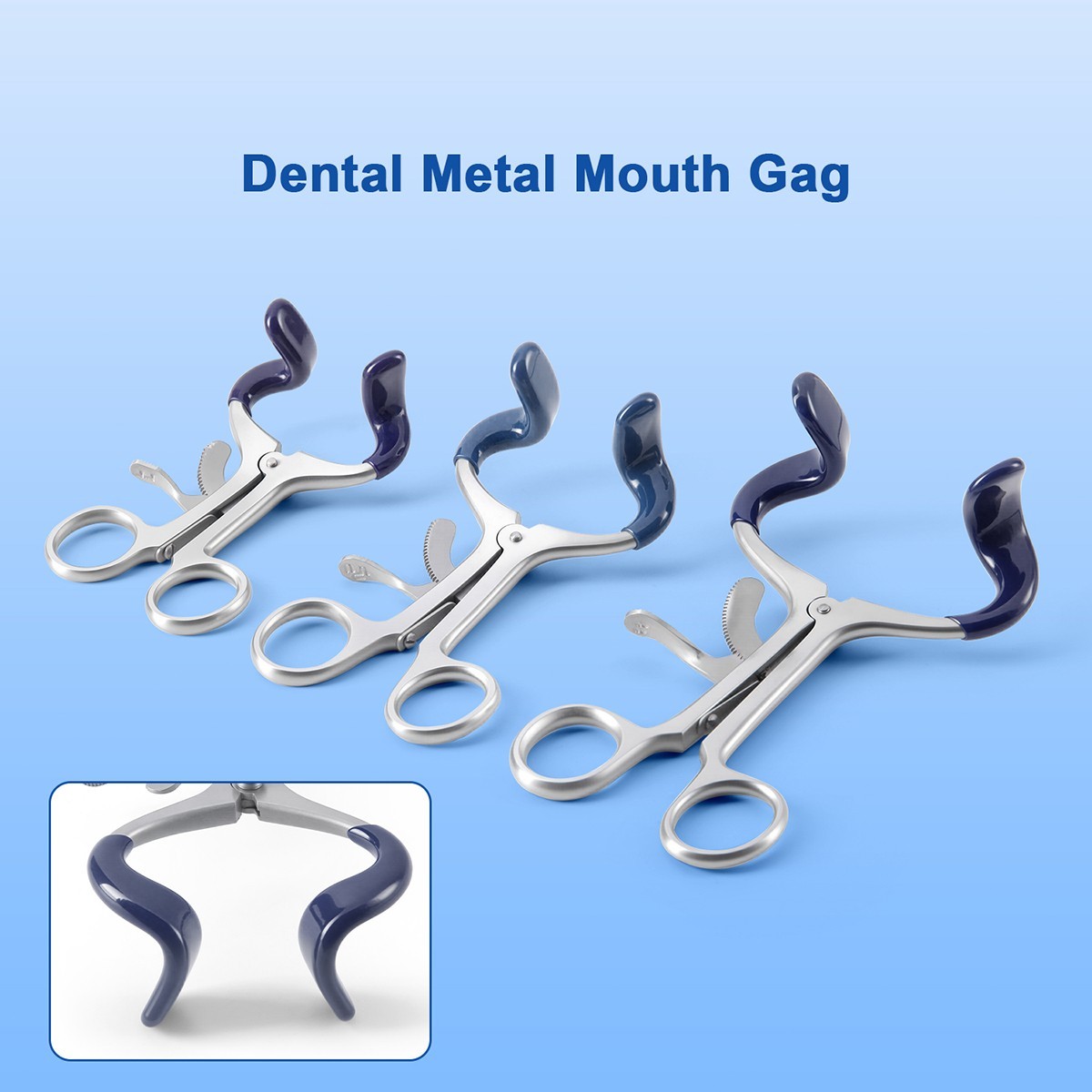 AZDENT Dental Cheek Retractors Mouth Opener Expander Stainless Steel Metal USA