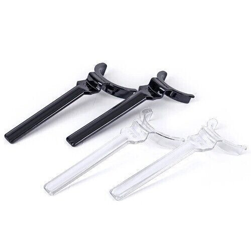 Dental Orthodontic Mouth Opener Lip Expander Upper/Lower Retractor Black 2 Size
