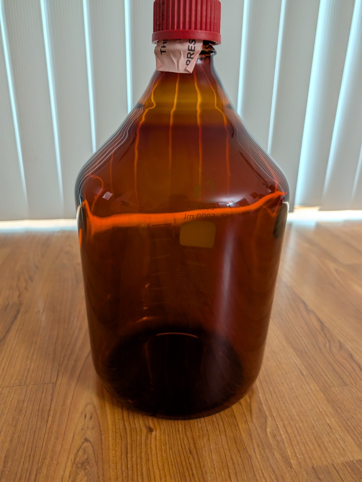 DURAN lab bottle, GL45, 5000 ml, brown