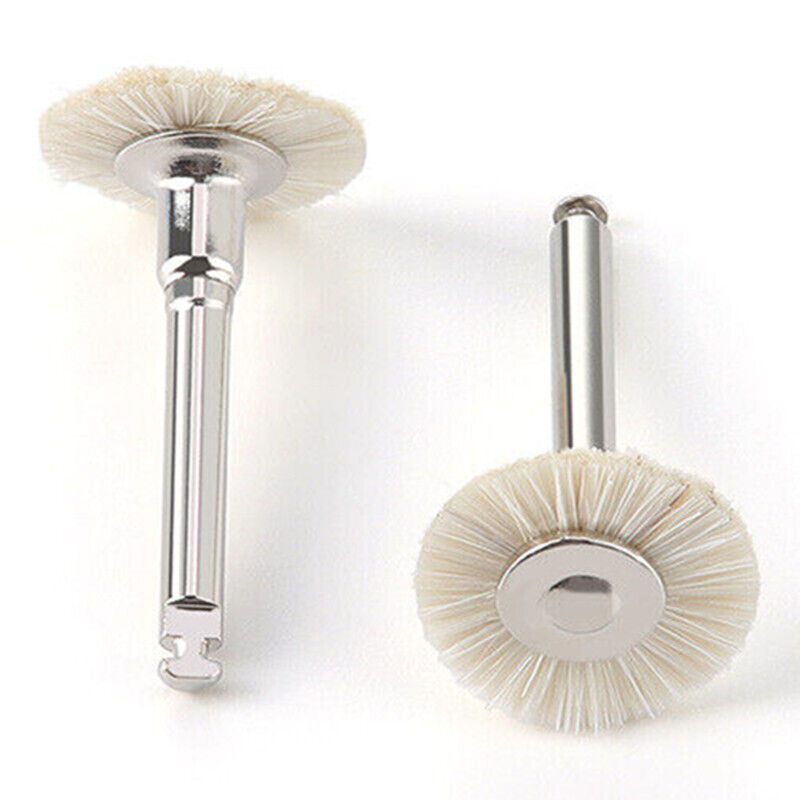5 Pcs Dental Polishing Buffing Wheel Brushes RA 2.35mm Shank for Rotary Tool