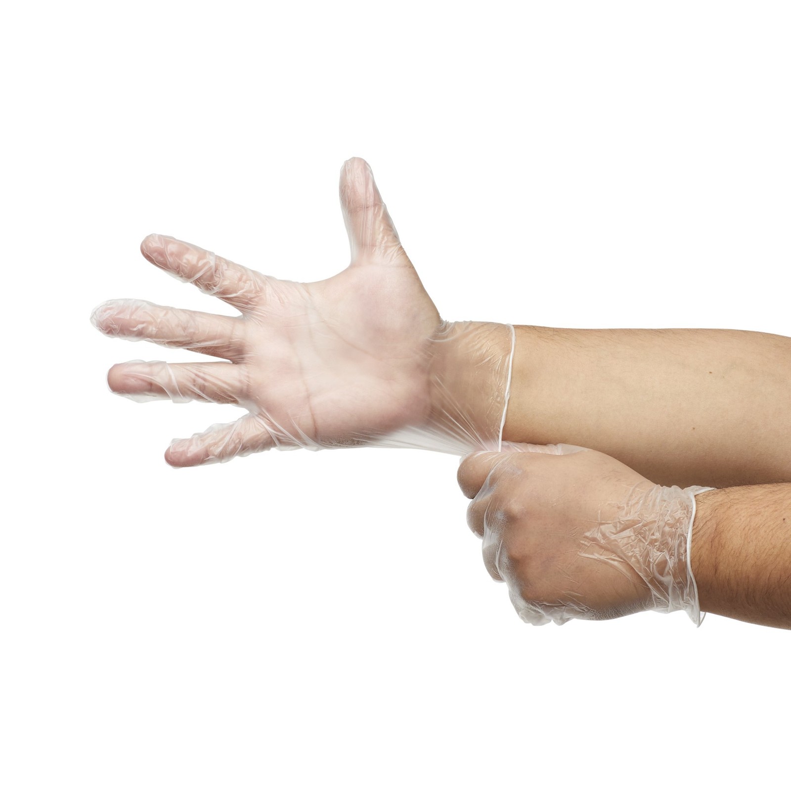 McKesson Confiderm Vinyl Exam Glove Standard Cuff Length X-LARGE 1000 per Case
