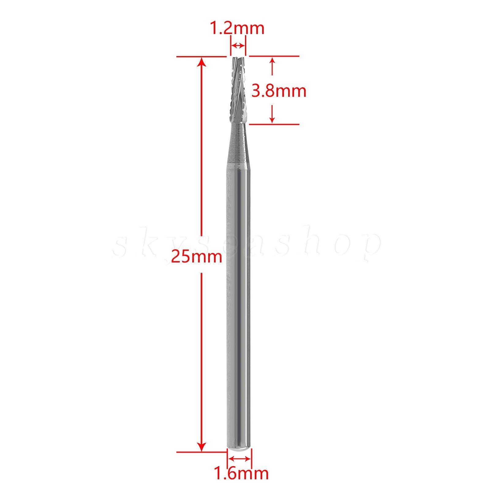 5-100pc Dental Long Shank Surgical Bur FG 701 25mm Tungsten Carbide Midwest FGOS