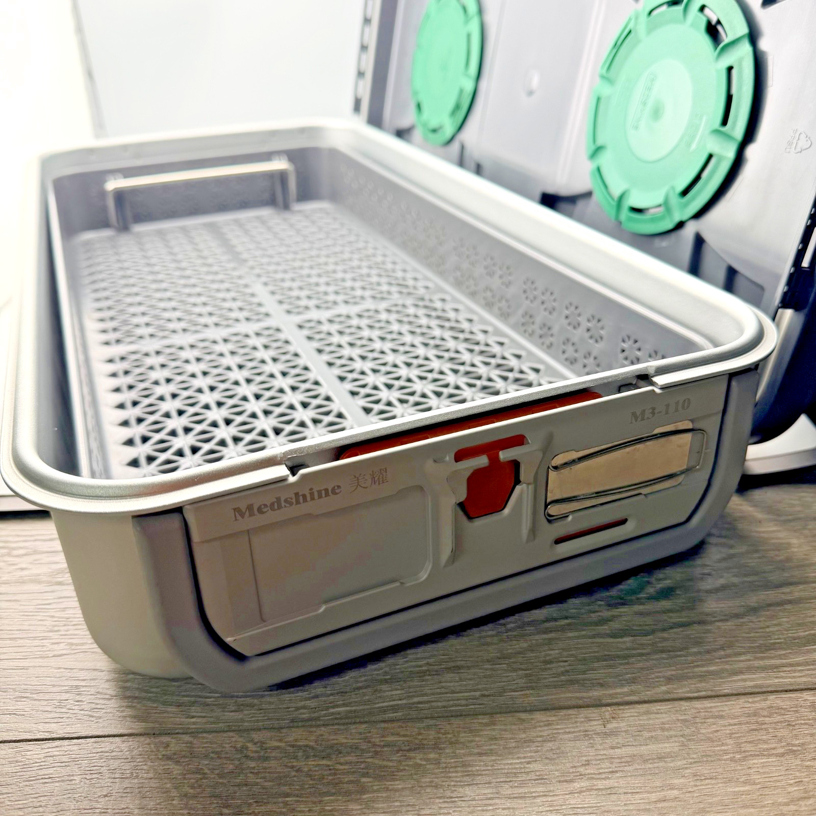 Autoclave Sterilization Tray Filterless Case for Surgical Instrument 20 x 10 x 3