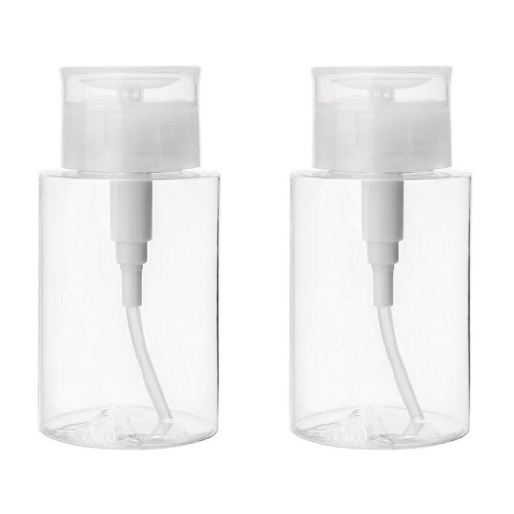 minkissy 2 Pack 3.4Oz Leakproof Petg Press Pump Dispenser 8.5×4.3cm, As Shown