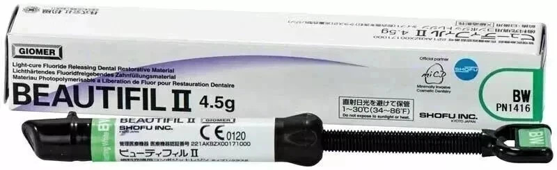 SHOFU BEAUTIFIL-II 4.5GM #BLEACH WHITE SHADE BW 2028 LONG EXPIRY FAST SHIP