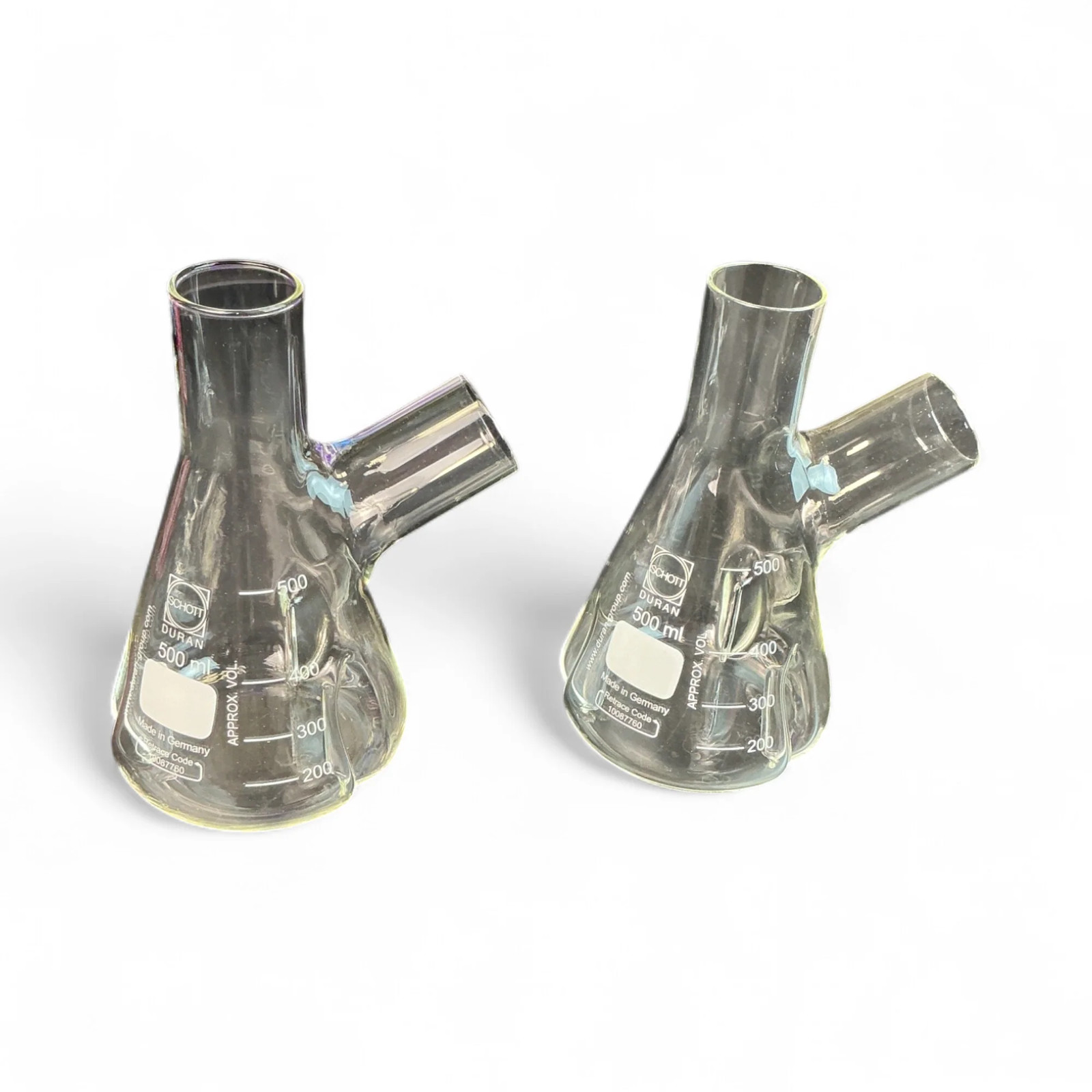 Schott Duran Two-Neck Erlenmeyer Flask 10087760 500 mL