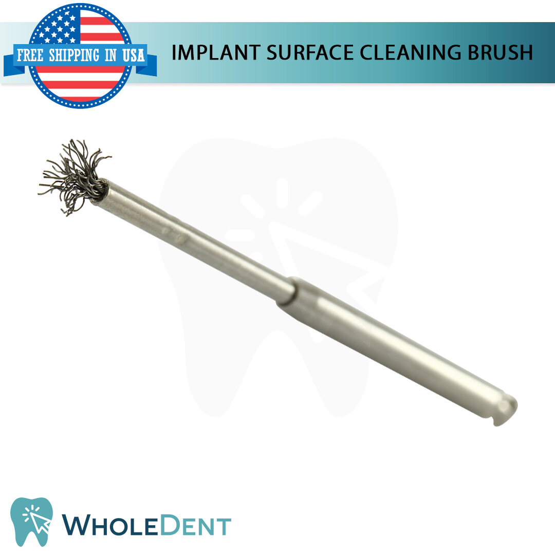 Titanium Bristles Surface Cleaning Brush For Dental Im plant Peri-Im plantitis