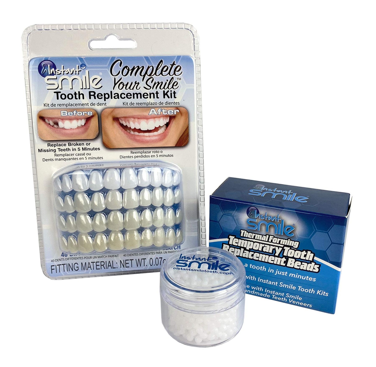 Complete Your Smile Tooth Replacement Kit DELUXE PACK – 1 Count (Pack of 1)