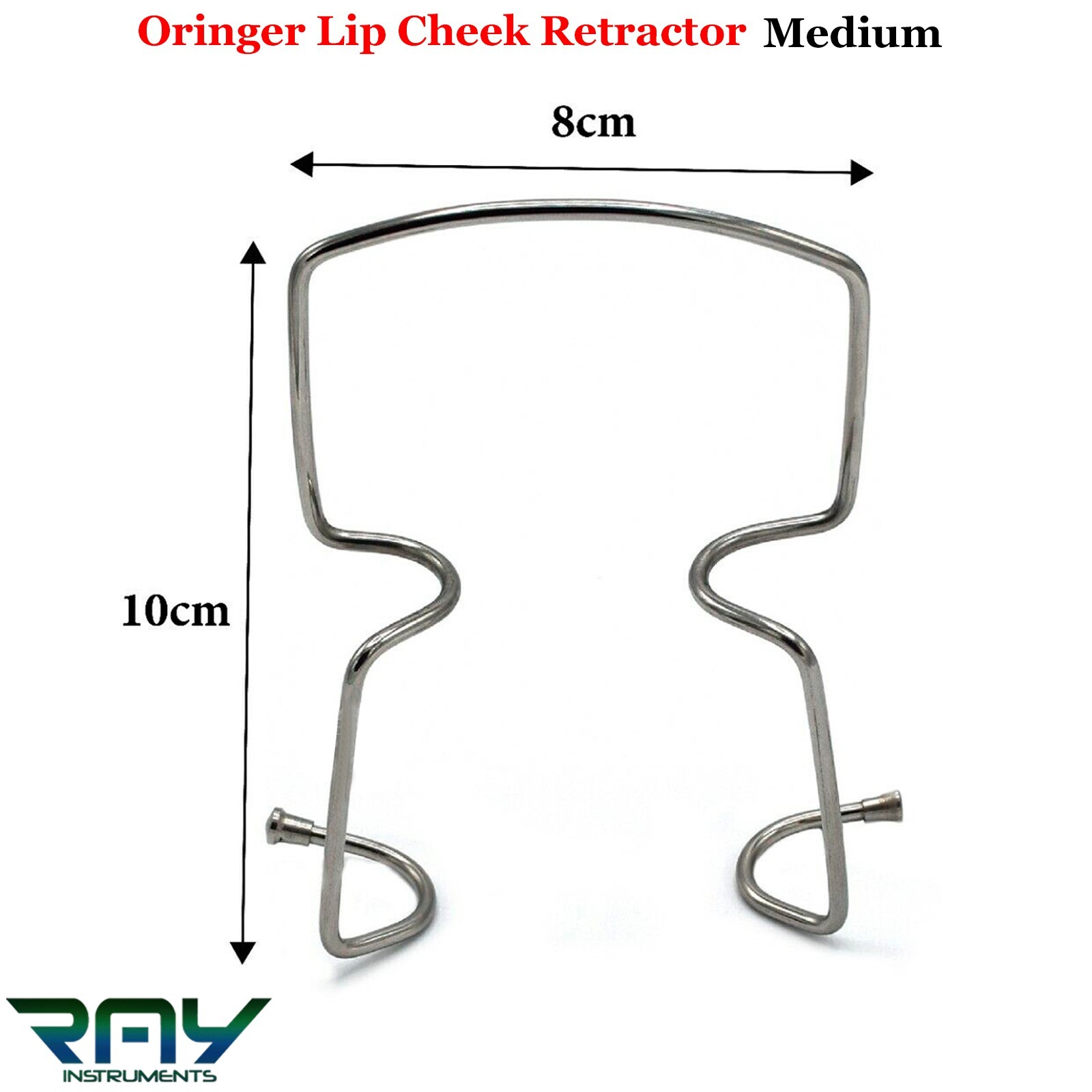 Surgical Oringer Lip Cheek Medium Retractors Self Dental Retaining Metal Wire