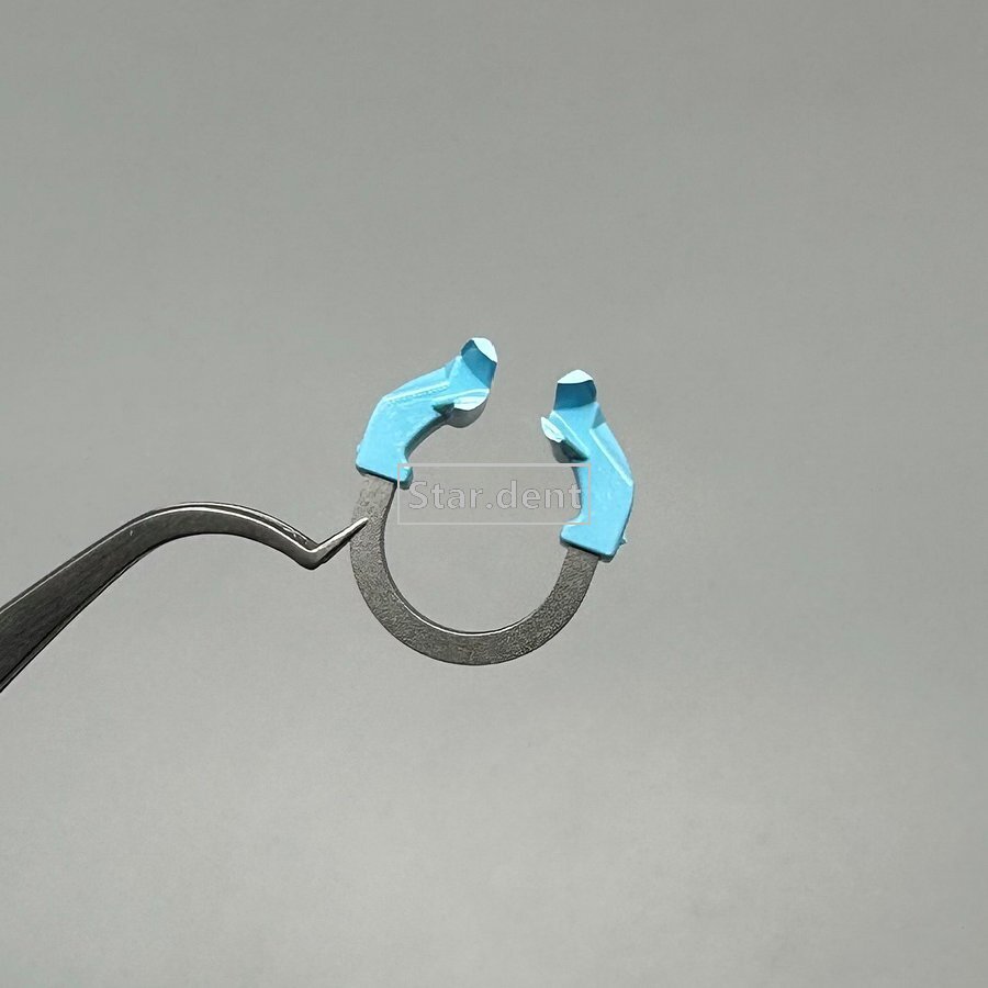 Dental Sectional Matrix Clamps Metal Ring Ni-Ti Bands Retainer Matrices Clips
